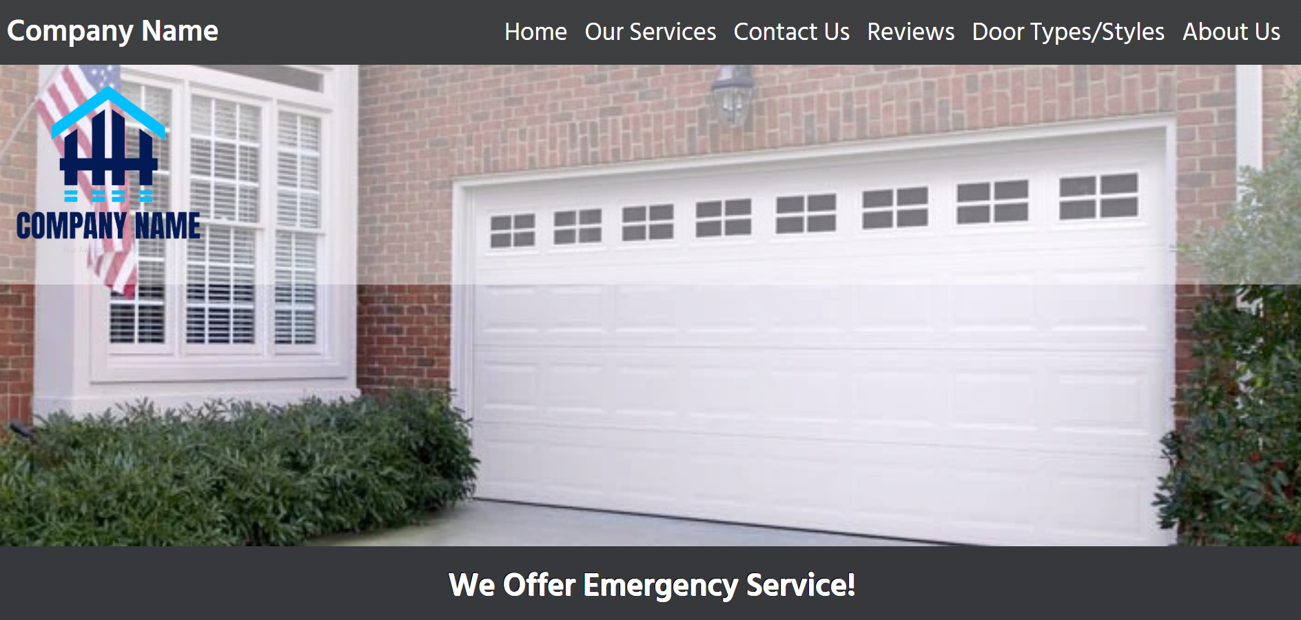 CraftedWeb Solutions Garage Door Company Service Templates